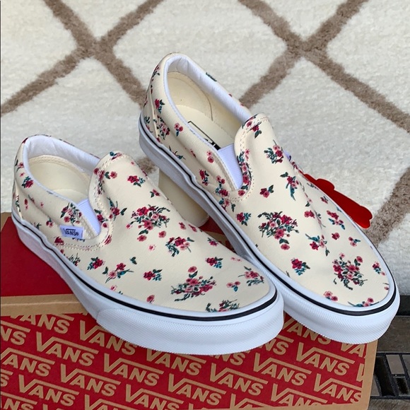 VANS CLASSIC SLIP ON DITSY FLORAL Clwhttrwht WMNS - Picture 5 of 16